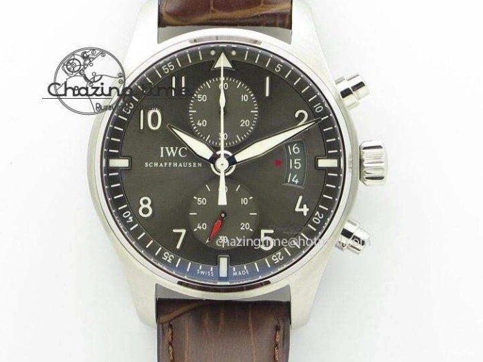 MIROTIME 0729 Efficient Portofino Chrono RG ZF 1:1 Best Edition White Dial on Brown Leather Strap A 7151